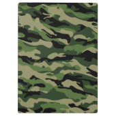 Porte-bloc Camo Green Kaki Camouflage Monogramme (Dos)
