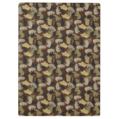 Porte-bloc Camouflage animal Silhouette Brown (Dos)