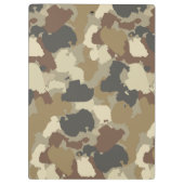 Porte-bloc Camouflage Militaire Tons Terre Bruns (Dos)