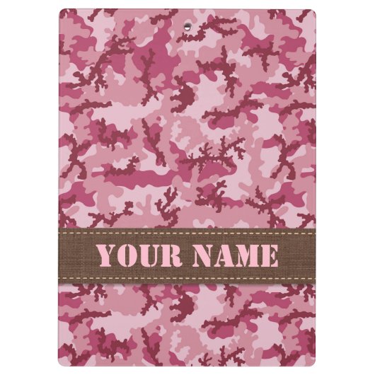 Porte-bloc Camouflage rose (Dos)