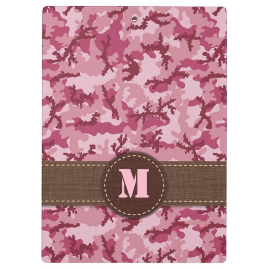 Porte-bloc Camouflage rose (Dos)
