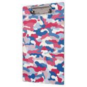 Porte-bloc Camouflage rouge blanc et bleu (Gauche)