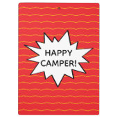 Porte-bloc Camp d'été Pop Art pour enfants (Dos)