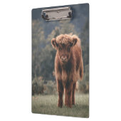 Porte-bloc Campagne d'herbe d'automne de la vache de haute-te (Gauche)