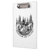 Porte-bloc Camper Gift | Mountains Are Calling Birthday (Gauche)