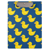 Porte-bloc Canard en caoutchouc bleu et jaune, canard (Devant)