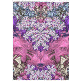 Porte-bloc CANDY ~ FLORAL! ~ Rose violet blanc et bleu ~ (Dos)