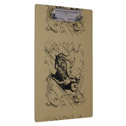 Porte-bloc Capricorne Constellation Hevelius 1690 sur Taupe (Swatch)