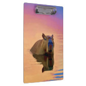 Porte-bloc Capybara Émergée d'un lac paisible (Swatch)