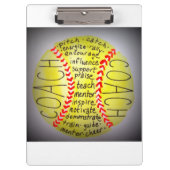 Porte-bloc Caractéristiques d'un entraîneur (Devant)