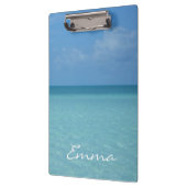 Porte-bloc Caraïbes Horizon Tropical Turquoise Bleu (Gauche)