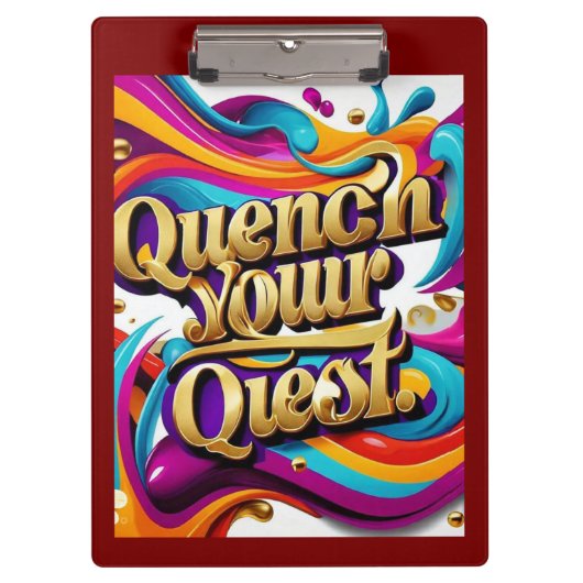 Porte-bloc "Carburez votre Ambition" (Devant)