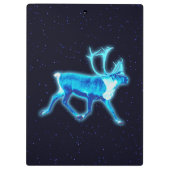 Porte-bloc Caribou bleu (rennes) (Dos)