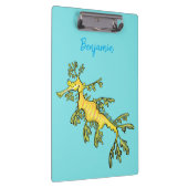 Porte-bloc Caricature amusante de dragon de mer feuillu (Swatch)