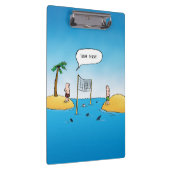 Porte-bloc Caricature amusante de Shark Volleyball (Swatch)