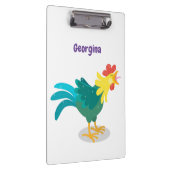 Porte-bloc Caricature amusante du coq à rames (Swatch)