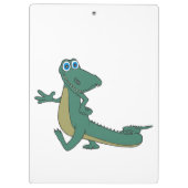 Porte-bloc Caricature d'alligator (Dos)