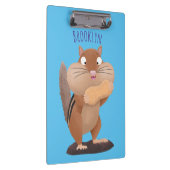 Porte-bloc Caricature de chipmunk à grosses joues mignonnes (Swatch)