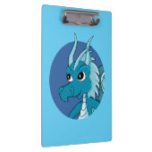 Porte-bloc Caricature de dragon bleu (Swatch)