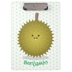 Porte-bloc Caricature de durian joyeux