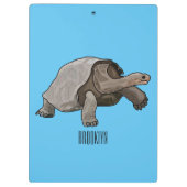 Porte-bloc Caricature de la tortue des Galapagos (Dos)