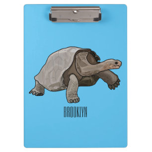 Porte-bloc Caricature de la tortue des Galapagos