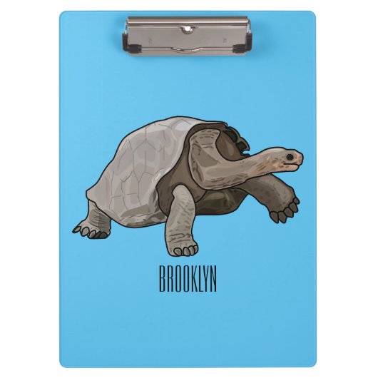 Porte-bloc Caricature de la tortue des Galapagos (Devant)