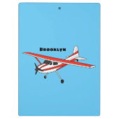 Porte-bloc Caricature de l'avion à train de vélo (Dos)