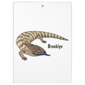 Porte-bloc Caricature de lézard rouge (Dos)