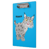 Porte-bloc Caricature de lynx de lynx de lynx (Gauche)