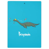 Porte-bloc Caricature de plesiosaure, monstre marin mignon et (Dos)