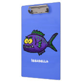 Porte-bloc Caricature de poisson de Piranha (Gauche)