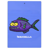 Porte-bloc Caricature de poisson de Piranha (Dos)