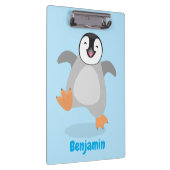Porte-bloc Caricature de poussin de pingouin mignon et joyeus (Swatch)