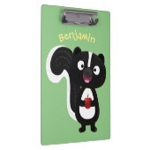 Porte-bloc Caricature de skunk jote happy (Swatch)