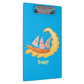 Porte-bloc Caricature de surf pour chips de maïs mignonette n (Swatch)