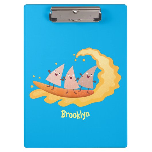 Porte-bloc Caricature de surf pour chips de maïs mignonette n (Devant)