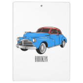 Porte-bloc Caricature de voiture classique 1948 (Dos)