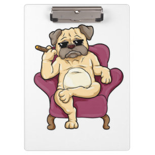 Porte-bloc Carlin Fumer Cigar Chien Carlin vraiment Cool