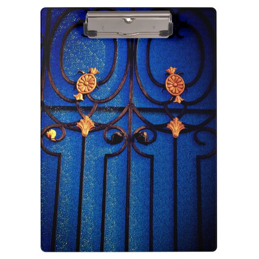 Porte-bloc Carnet de la porte bleue (Devant)