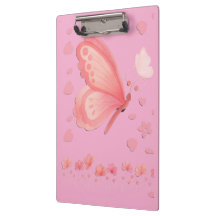 Carnet de photos Papillon rose et cœurs mignon