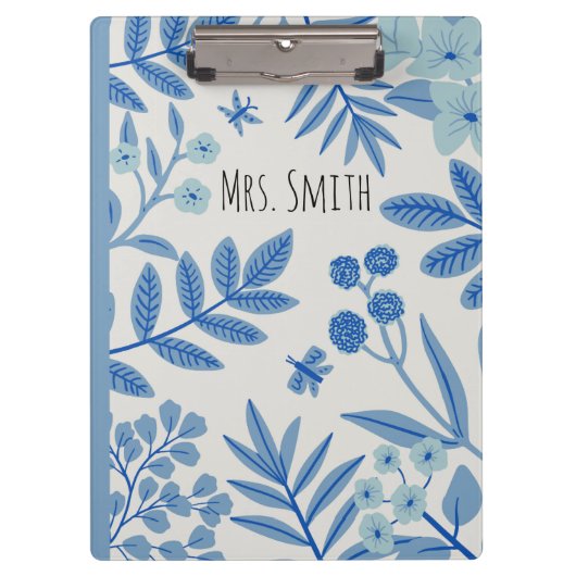 Porte-bloc carnet enseignant, cadeau enseignant personnalisé, (Devant)