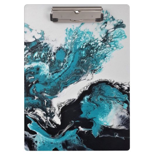 Porte-bloc Carnet photo abstrait Vawes Spiral (Devant)