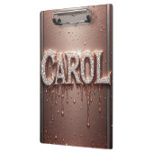 Porte-bloc 🌸Carol Rose Gold Drip Glitter Notes🌸 (Gauche)