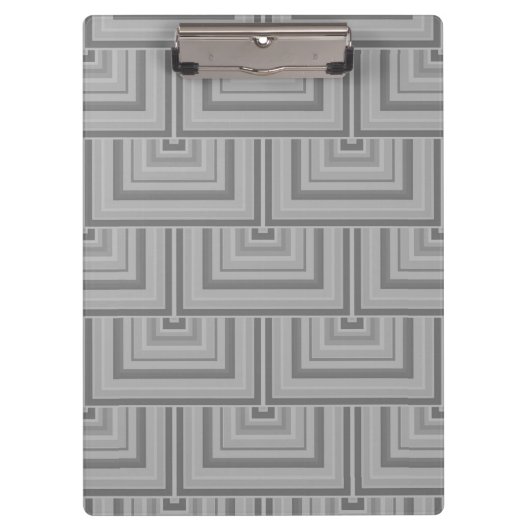 Porte-bloc Carré gris (Devant)