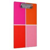 Porte-bloc Carré rose et orange (Swatch)