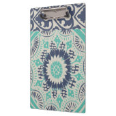 Porte-bloc Carreau bleu Batik III (Gauche)