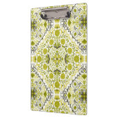 Porte-bloc Carreaux de fleurs en vert (Gauche)