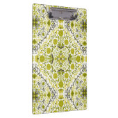 Porte-bloc Carreaux de fleurs en vert (Swatch)