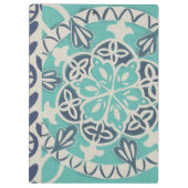 Porte-bloc Carrelage Batik Bleu I (Dos)